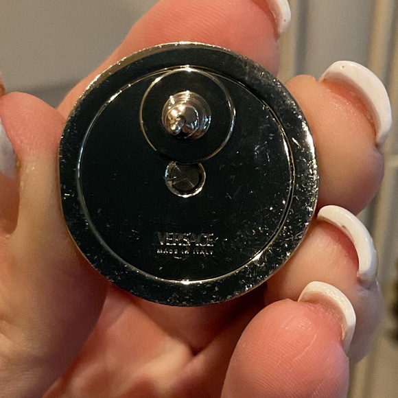 VERSACE CRYSTL ROUND EARRINGS! - Picture 4 of 7